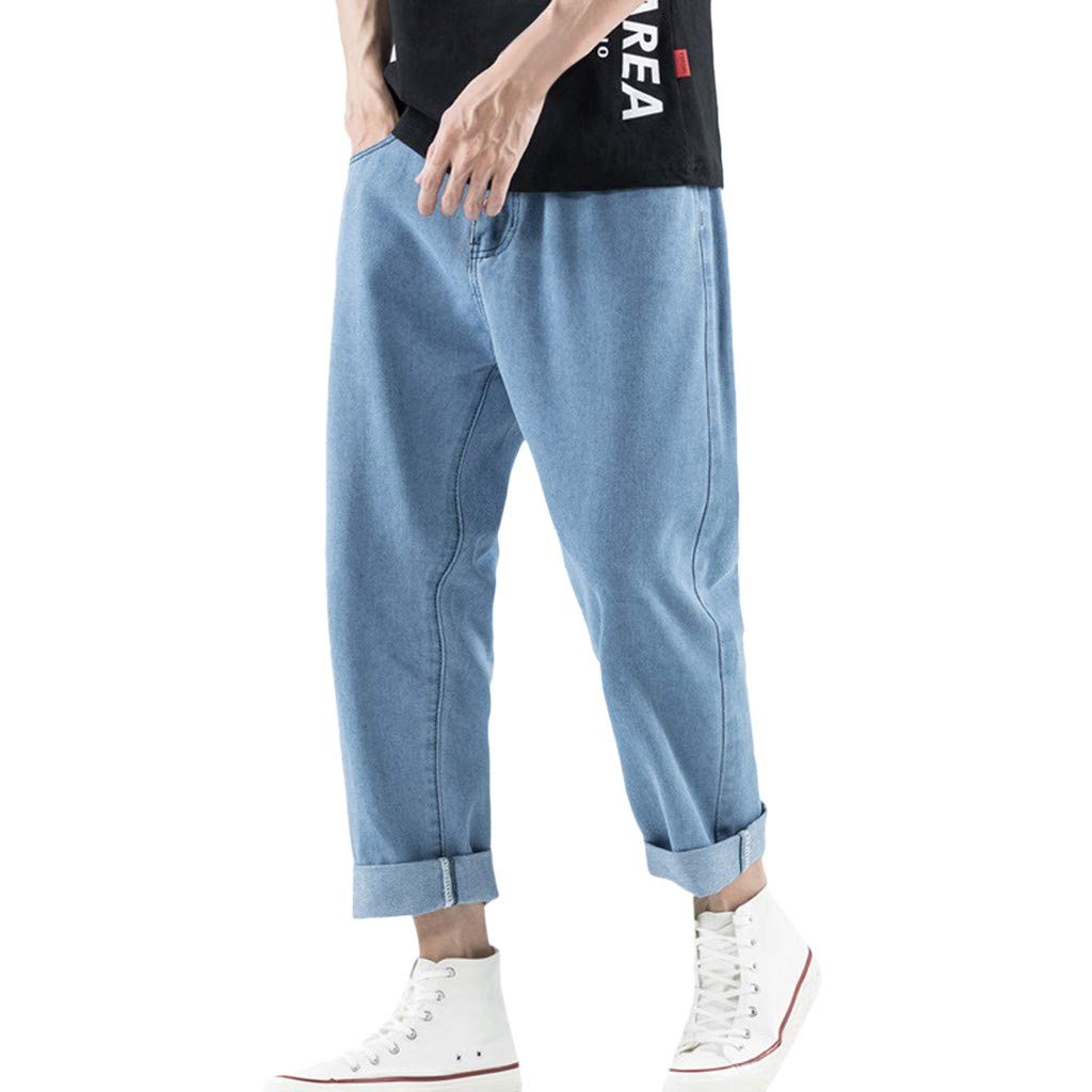 distressed track denim