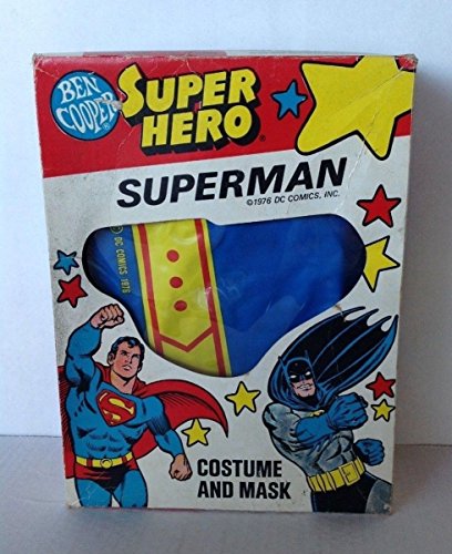 Ben Cooper Superhero Superman Costume 1973 DC Comics Medium