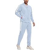 Fixha Men's Tracksuits Sweatsuits 2 Piece Casual Sweat Jogging Suit Set Athletic Full Zip Hoodies and Sweatpant Outfits