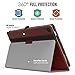 MoKo Case for Fire HD 8 2016 Tablet - Slim Folding Stand Cover with Auto Wake/Sleep for Amazon Fire HD 8 (Previous 6th Gen-2016 Release ONLY), Vintage Style (NOT FIT the Latest 7th Gen 2017 Tablet)