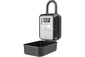 Diyife Extra Large Key Lock Box with Light Up Dials, Waterproof Lock Box for House & Car Keys, 4 Digit Combination Key Safe w