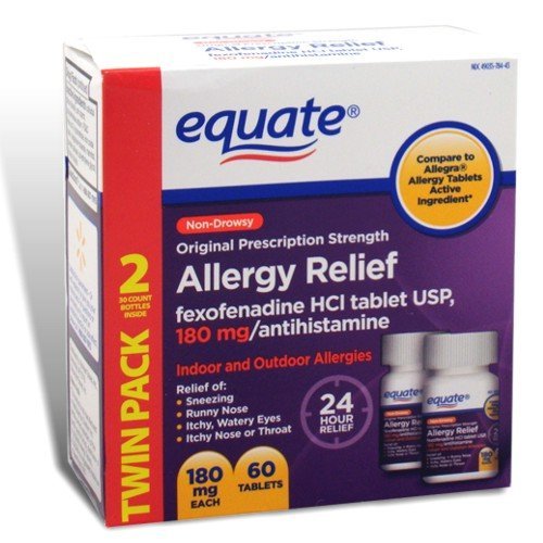 Mua Equate Allergy Relief Fexofenadine 180 mg, 60 Tablets