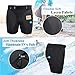 BenKen 3D Padded Short Protective Hip Butt EVA Paded Short Pants Protective Gear for Snowboard Skating Skiing Protection Drop Resistance