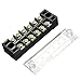 Ninth-City 2pcs 6 Position Double Row Wire Screw Connector Electric Barrier Terminal Strip Panel Block 600V 15A