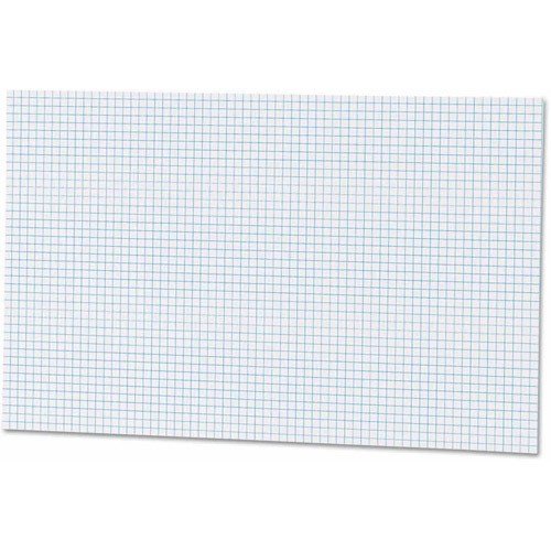 Ampad quadrille double sided pad, 11 x 17, white, 4x4 q…
