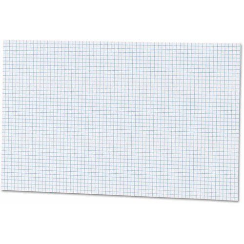 Ampad Quadrille Double Sided Pad, 11 x 17, White, 4x4 Quad Rule, 50 Sheets, 1 Pad (22-037)