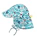 i play. by green sprouts Clothing, Shoes & Jewelry Toddler Boys' i Play. Flap Sun Protection Hat, Aqua Wavy Boats, 2T/4T