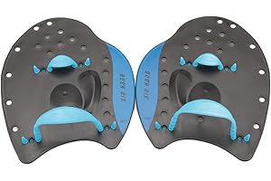 EXCEREY Silica Gel Swimming Gloves Webbed Aquatic Training Water Resistance Fitness Paddle Aerobics for Men Women Kids