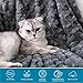 Bedsure Faux Fur Reversible Fleece Throw Blanket – Super Soft Fuzzy Lightweight Throw for Couch Chair Sofa and Bed(50 x 60 inches, Grey)
