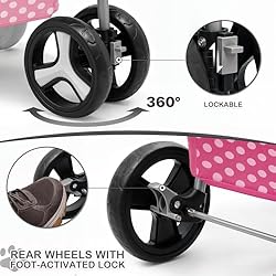 MoNiBloom 3 Wheels Pet Dog Cat Stroller for Small