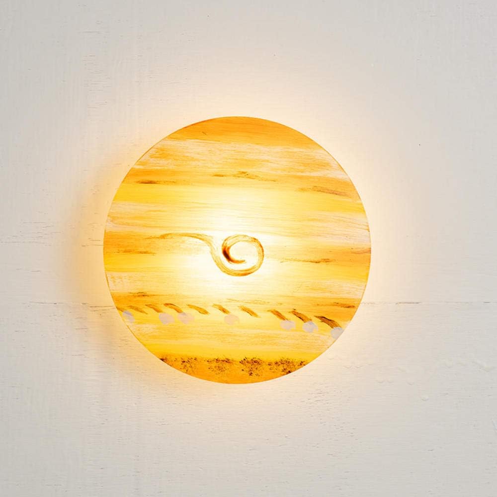 Lohual, LED Acrylic Romantic Planet Wall Light, Suitable for Children's Room Bedroom Living Room Dining Hall Corridor Jupiter Wall lamp