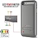 iPhone 5S Battery Case, iPhone SE Battery Case, Alpatronix [BX120 - MFi Apple Certified] 2400mAh External iPhone 5 Charger Case Removable Rechargeable Protective iPhone SE/5S/5 Charging Case [Ultra Slim Portable iPhone 5S Charging Case / Full Compatible Support with iOS 9+ & Apple Pay / iPhone SE/5S/5 Extended Battery Case / Lightning Connector Output / No Signal Reduction / Fits all colors for iPhoneSE, iPhone5S & iPhone5 for Juice Bank & Power Pack] - (Space Gray)