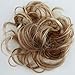 CAISHA 100% HUMAN HAIR Scrunchie Hair Piece Updo Braid Hair Scrunchy Messy Bun Red Blonde Mix H312m