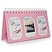 CAIUL Compatible Mini Book Album for Fujifilm Instax Mini 8 8+ 9 70 7s 25 26 50s 90 Film, Pringo P231, Instax Share SP-1 SP-2, Polaroid PIC-300 Z2300 Film (Pink, 60 Photos)