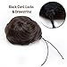 Scrunchy Updo Wavy Straight Hair Bun Drawstring Clip Claw Messy Donut Chignons Synthetic Hairpiece Hair Extension (medium brown-straight)thumb 3