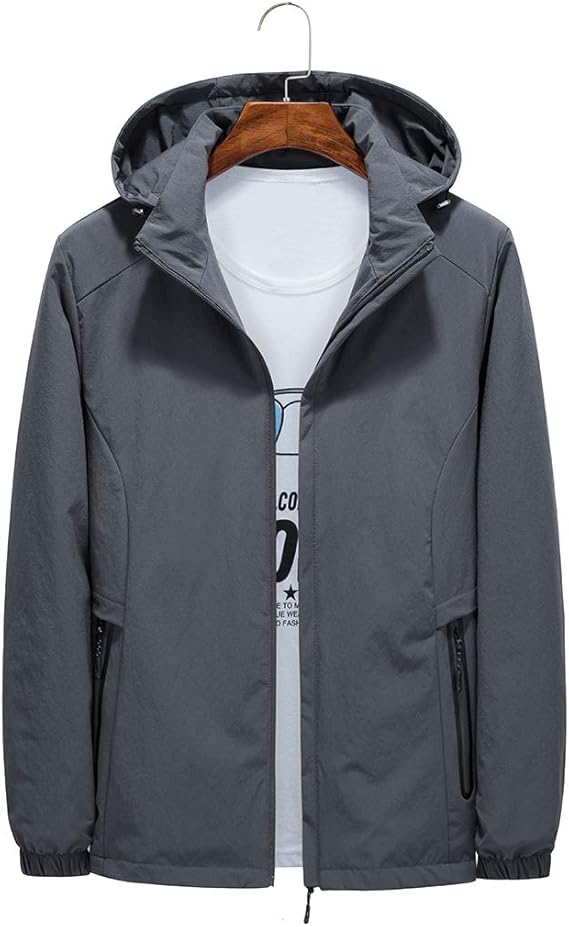 Amazon Bankiku バンキク マウンテンパーカー メンズ ウインドブレーカー ライダース ナイロン 春 ミリタリー 春物 アウター 登山 ジャケット アウトドア ナイロンジャケット おしゃれ 裏メッシュ コート ジャケット 通販