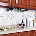 Wallniture Under Cabinet Durable Iron Wine Storage Rack for 3 Liquor Bottles (Gray)