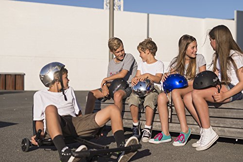 Ezyroller Pro - Black - Ride On for Children and Adults Ages 10+ Years Old - New Twist on Scooter - Kids Move Using Right-Left Leg Movements to Push Foot Bar - Fun Play and Exercise for Boys and Girls