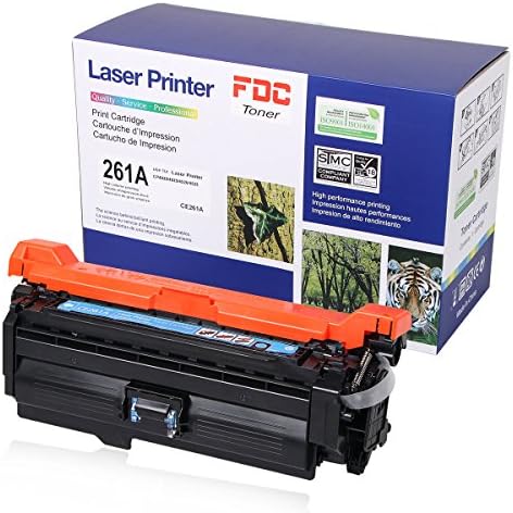 FDC Toner CE261A / 648A Toner Cartridge Compatible for HP Laserjet Enterprise CP4025dn CP4025n CP4525dn CP4525n CP4525xh CP4520 Toner 11,000 Pages Yield 1 Cyan