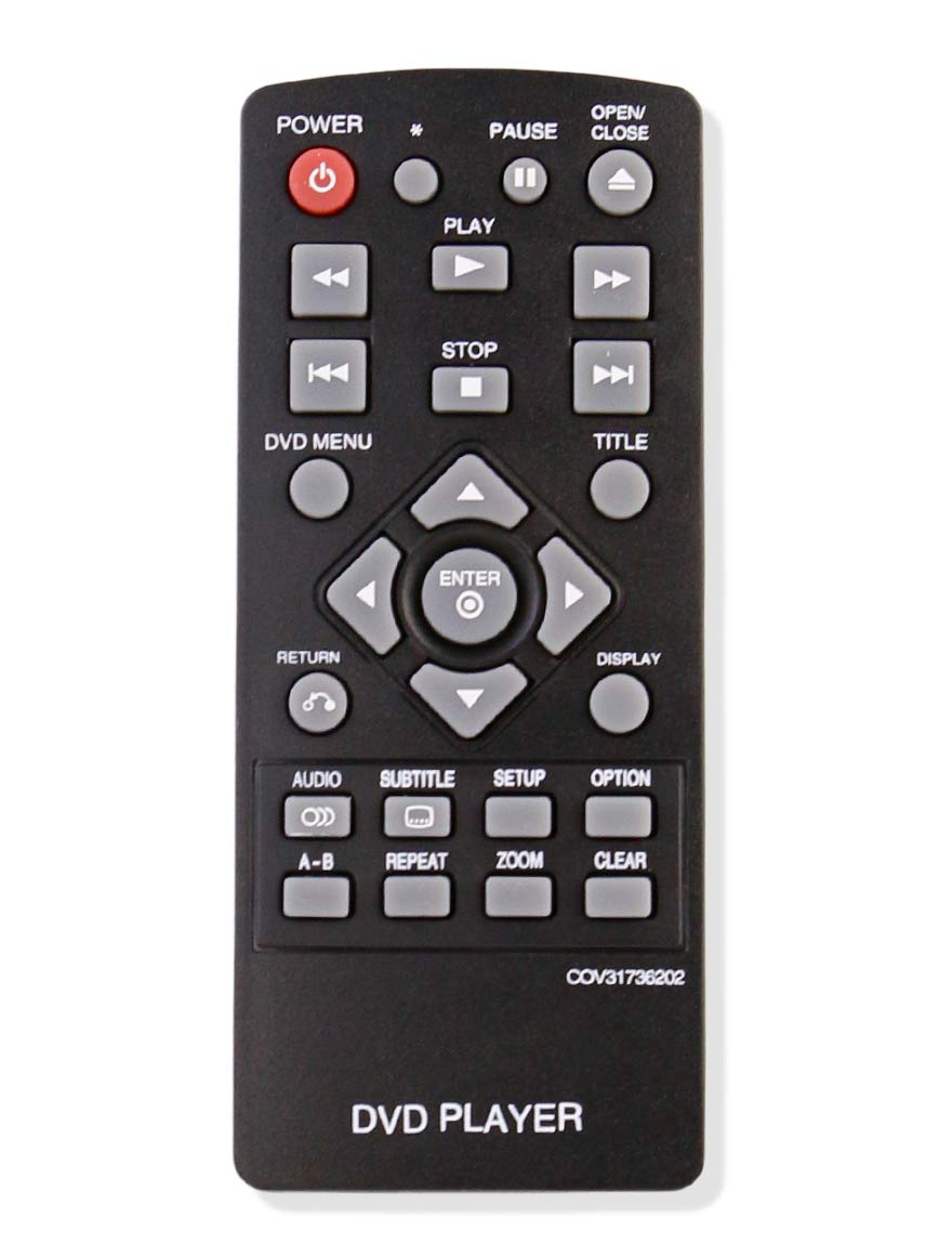 COV31736202 VINABTY Infrared Replacement Remote Control Fit for LG DVD Player DP132 DP132NU