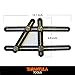 Tarantula Tools Multi Angle Measuring Ruler - Angle Template Tool - Black Aluminum Adjustable Angle Ruler - Angle Tool - All Metal No Plastic - Easily Set The Right Measurement, Izer, Angles