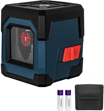 RockSeed Cross Line Laser Level LV1 Self-Leveling 360° Horizontal Vertical