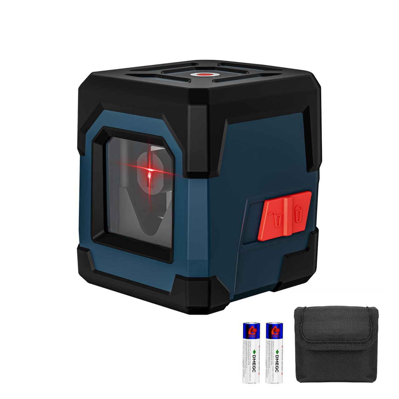 Laser Level,RockSeed Cross Line Laser Leveler Horizontal and Vertical Points Rotatable 360 Degree Self Levelling Spirit Levels Manual/Self-Leveling Mode IP54 Carrying Pouch,Battery Included