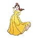 Disney Beauty & The Beast Princess Belle Embroidered Iron On Patch DS-63
