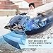 BAYKA Snow Tube for Winter Fun, Inflatable 47 Inch Heavy Duty Snow Sleds for Youngsters and Adults, Sturdy Sledding Tubes, Easy to Grip Handles, Carrying Bag Included