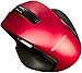 Amazon Basics Compact Ergonomic Wireless PC Mouse with Fast Scrolling - Red