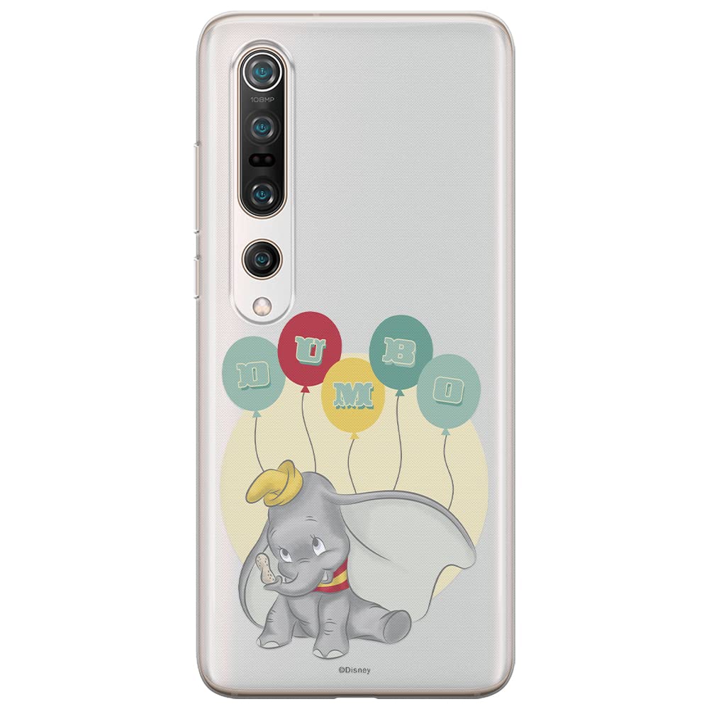 ERT GROUP mobile phone case for Xiaomi MI 10 / MI 10 PRO original and officially Licensed Disney pattern Dumbo 003 optimally adapted to the shape of the mobile phone, partially transparent — image 1