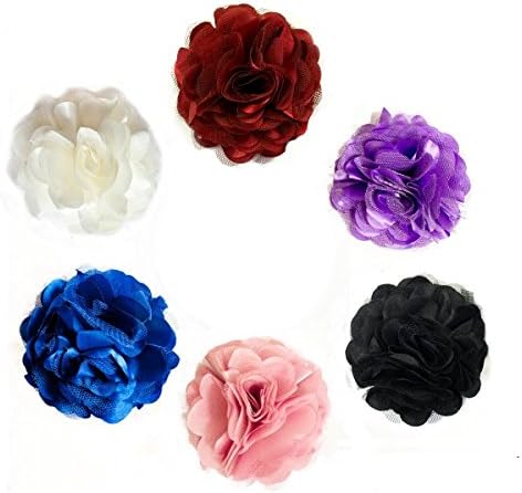 6-piece Fabric&amp;Lace Headband Clip/Brooch, Hair Flower