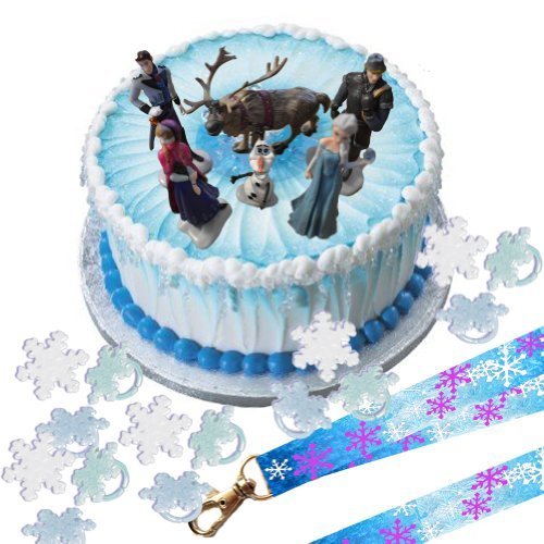 Disney Frozen Cake Decoration Set Topper Figures & Rings Disney Frozen Cake Decoration Set Topper Figures & Rings