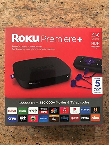 Brand new/sealed roku premiere+ 4k uhd streaming media …
