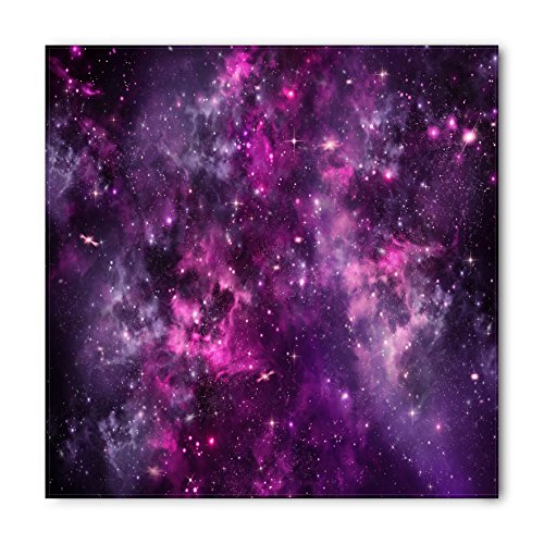 Lunarable Purple Bandana, Nebula Outer Space Galaxy, Unisex Head and Neck Tie