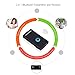 2-In-1 Bluetooth Transmitter and Receiver, DBPOWER Wireless Audio Music Streaming Switchable Button with 3.5mm Stereo Output Connect Your TV, PC, Speaker, iPhone, iPad, MP3 Player or Car