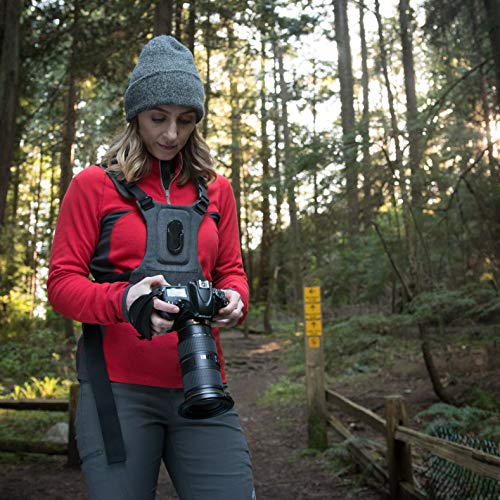3 Cotton+Carrier+Camera+Harness+Gray
