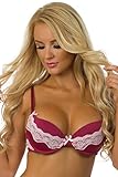 Velvet Kitten Sexy Underwire Bra B24229 34B Wine