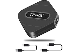 HIKITY Wireless Apple CarPlay Adapter for All Cars with OEM Wired Car Play, Plug & Play Wireless CarPlay Dongle for iPhone Auto Convert Wired to Wireless Car Play