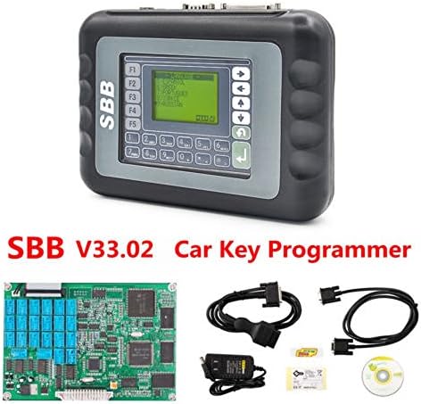 New SBB V33.02 OBD II Tester Kit, Automotive Diagnostic Transponder, key Programmer Mechanical Tester, Immobilizer Vehicle Scanner ,Code Reader with compatible interface. (Black)