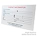 My Identity Doctor - 1 MyIDCard Medical Alert ID Thick 400lb Card Stock