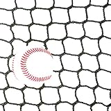 10’ High X 30’ Wide Sports Barrier & Containment Netting, #36 Polypro Netting, Serged Cord Edge Bordering, Baseball, Softball, Hockey, Lacrosse, Soccer, Basketball, Tennis, Volleyball, Multipurpose