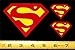 Superman Symbol - Set of 3 HQ 2 Color Yellow on Red Vinyl Sticker Decals!