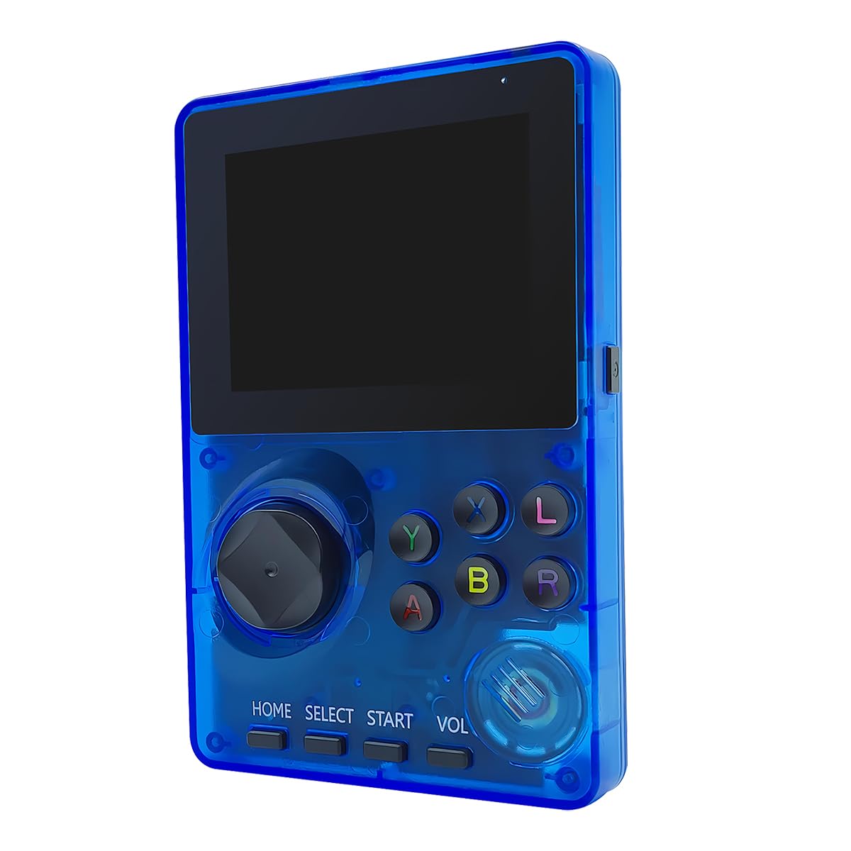Photo 1 of 16 Bit Game Console 2.8-inch Super Wide Lcb Preloaded 100 HD Handheld Video Game Seniors Electronic Games Player Birthday Present Xmas (Transparent Blue)