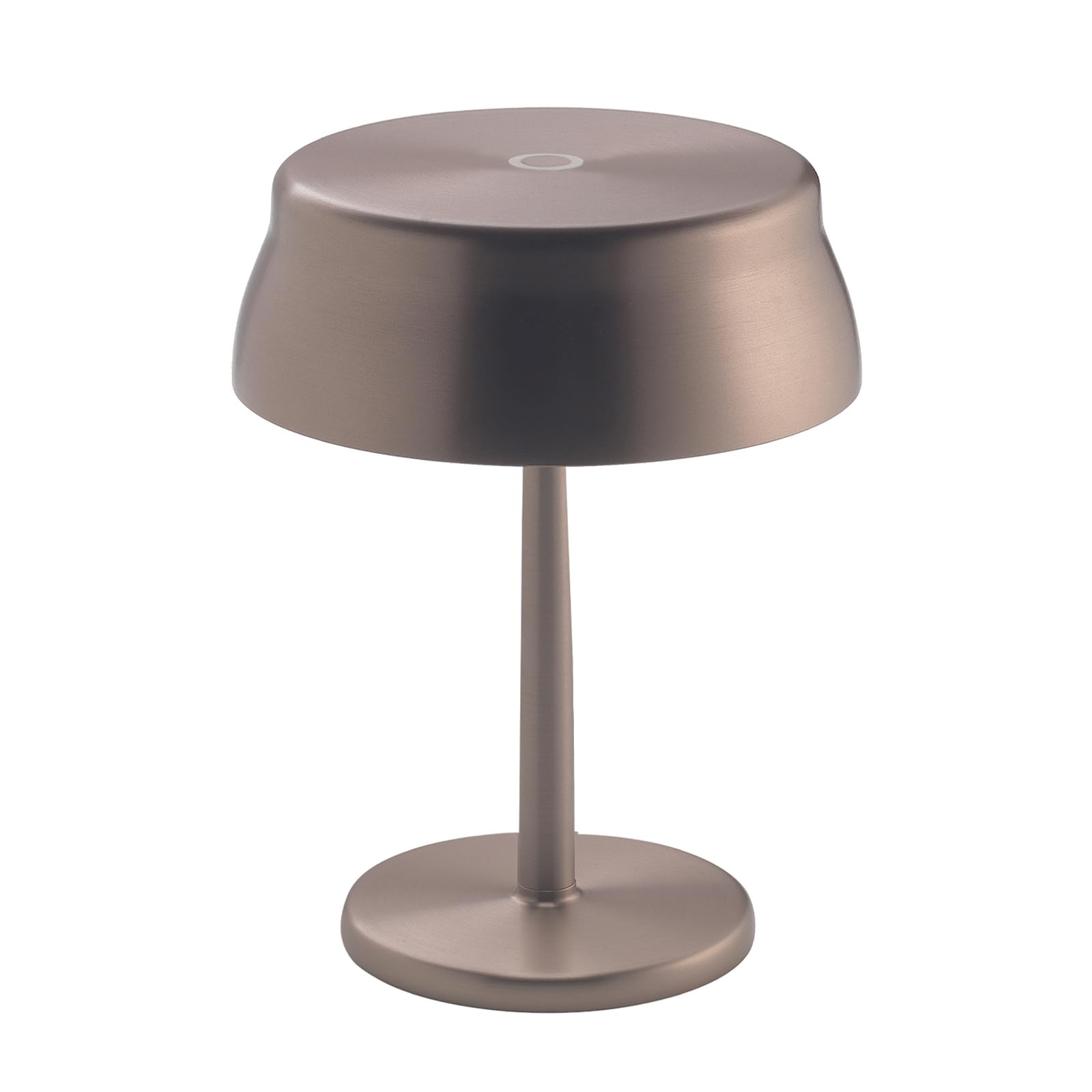 Zafferano, Sister Light Wi-Fi Mini Lamp, Cordless Rechargeable Table Lamp with Remote Control, for Indoor and Outdoor Use, Dimmer, 2200-4000 K, Height 17 cm, Copper Colour