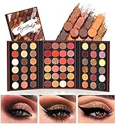 EYESEEK Portable Eyeshadow Palette Glitter Eye Makeup Palettes Sets, Pro 60 Colors Shadow Plattet...