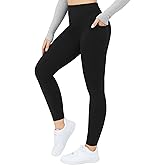 SIINSIIN Thermal Leggings for Women Warm Winter Butt Lifting High Waisted Tummy Control Tights with Pockets