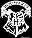 UR Impressions Hogwarts Crest Decal Vinyl Sticker Graphics for Car Truck SUV Van Wall Window Laptop|White|6.6 X 5.5 Inch|URI135