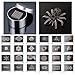Synmila Magnetic Fidget Toy with 216pcs Rollable Magnets Fidget Toys For Anxiety Stress Helps Focusing Magnetic blocks Sculpture Toys Decoration Bright Silver