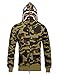 Christo Mens Hoodies Sweatshirt Fashion Casual Coat Outdoor Hip-Hop Funny Tops Camo (Asia L) US M